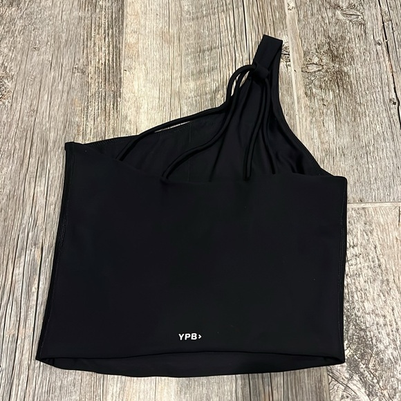 Abercrombie & Fitch YPB SculptLux One Shoulder Strappy Back Sports Bra Workout - Picture 5 of 8